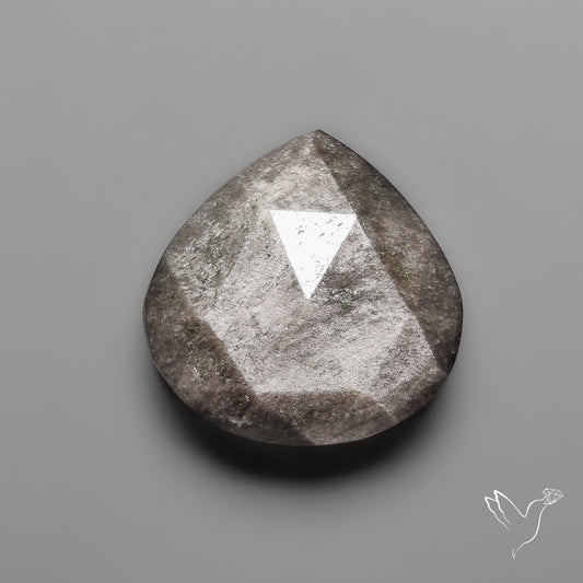 Rose Cut Silversheen Obsidian