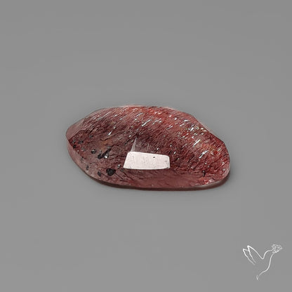 Rose Cut Lepidocrocite In Quartz