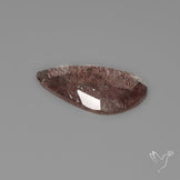Rose Cut Lepidocrocite In Quartz