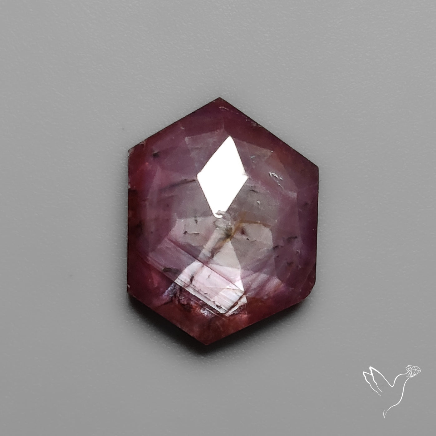 Rose Cut Guinea Flashy Ruby