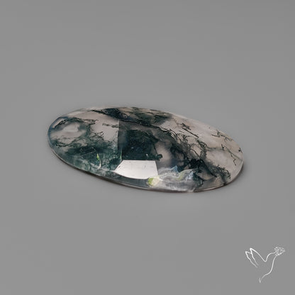 Rose Cut Moss Agate