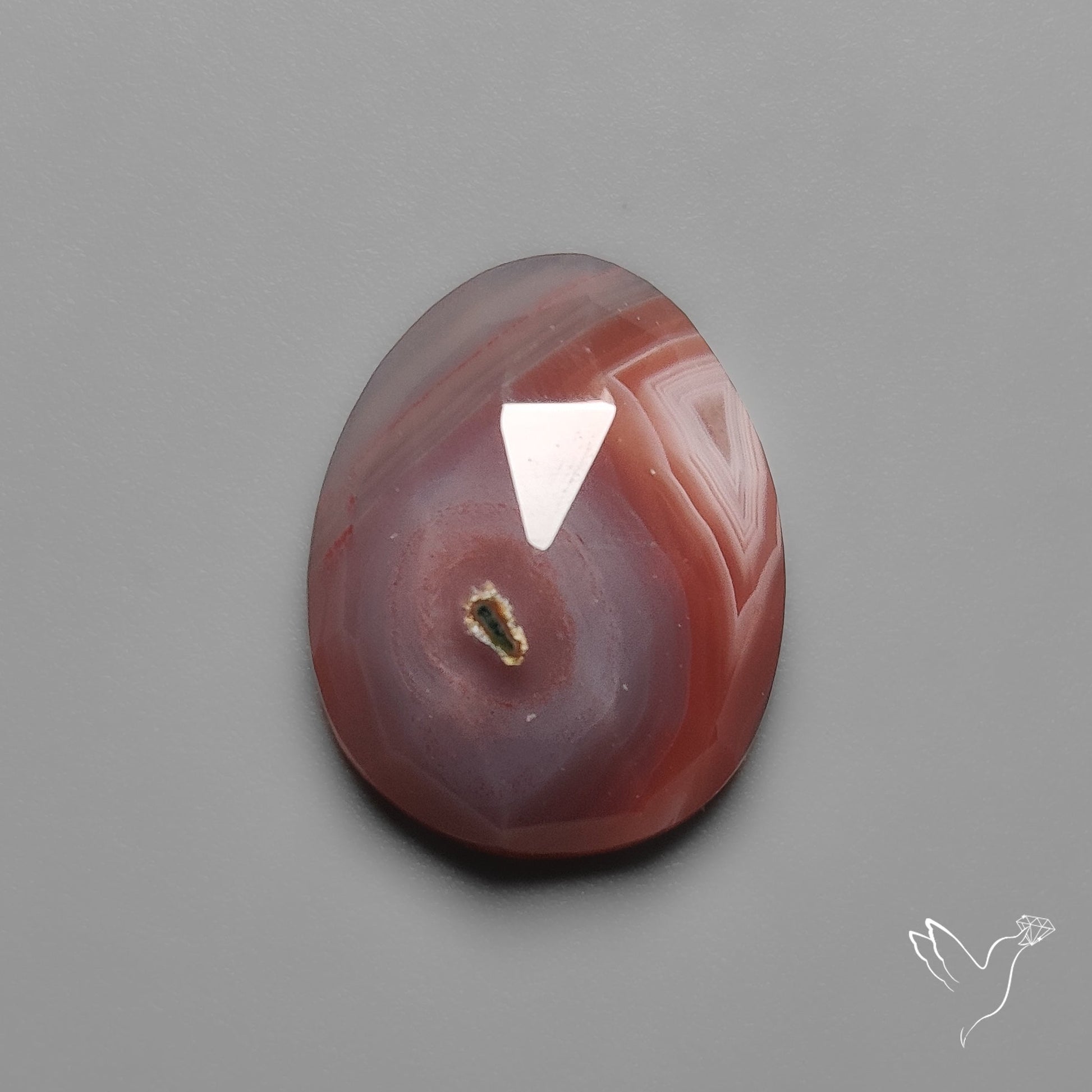 Rose Cut Botswana Agate