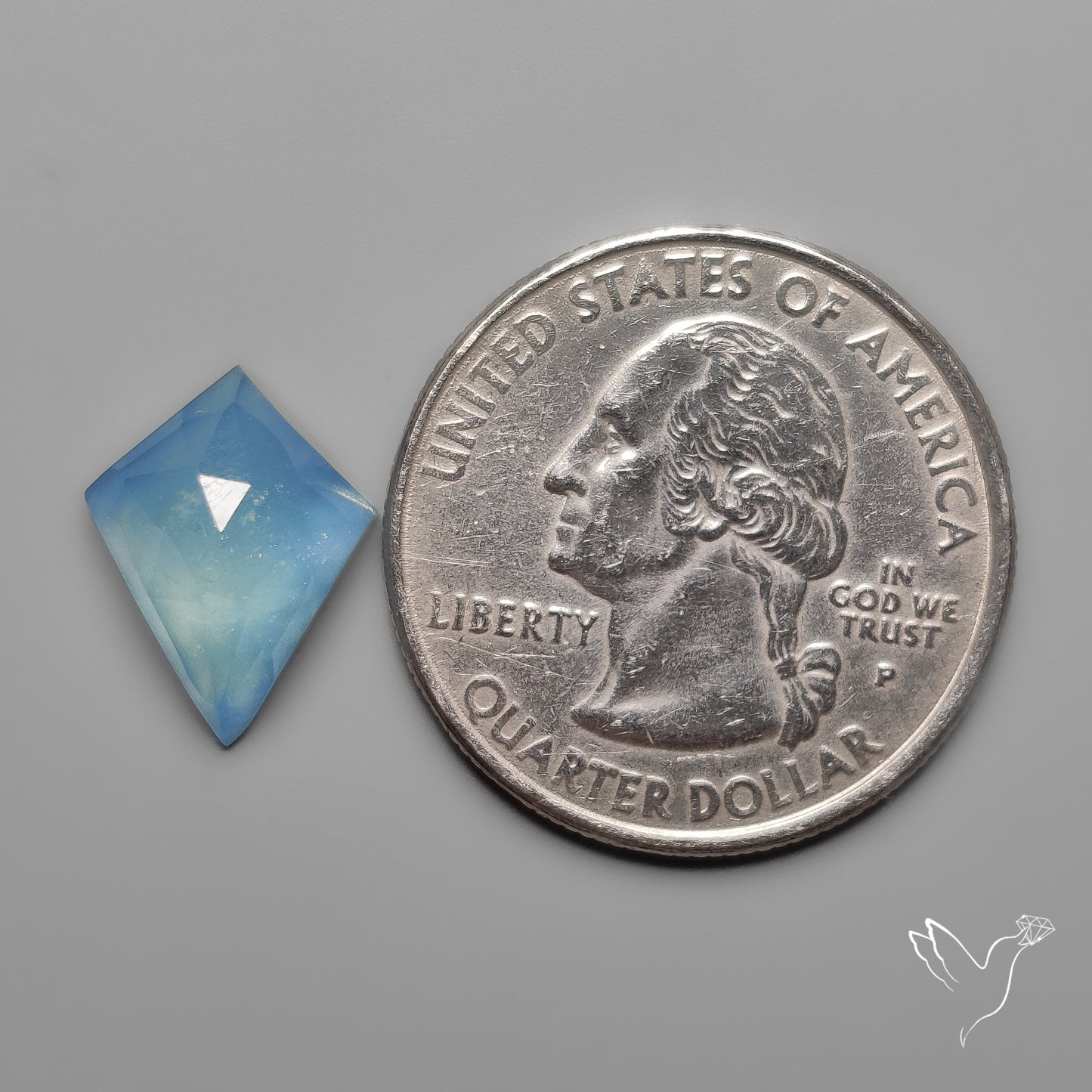 Rose Cut Aquamarine