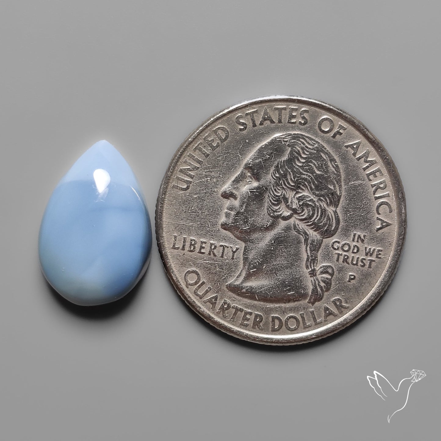 Owyhee Blue Opal Cabochon