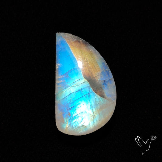 Rainbow Moonstone Cabochon
