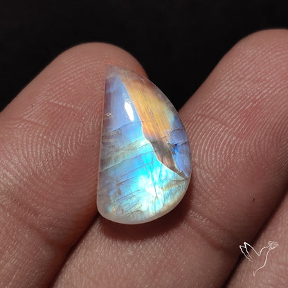 Rainbow Moonstone Cabochon
