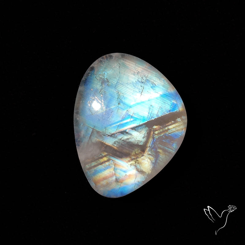 Rainbow Moonstone Cabochon