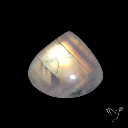Rainbow Moonstone Cabochon