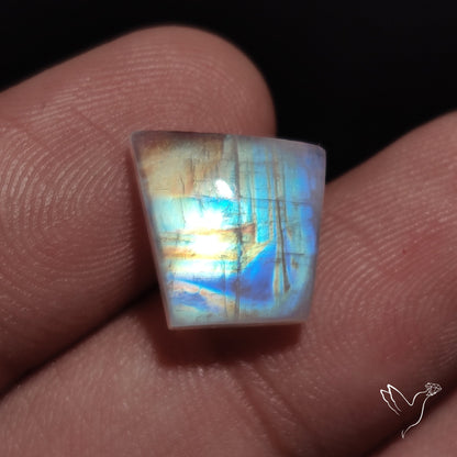 Rainbow Moonstone Cabochon