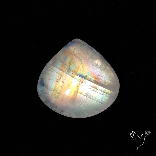 Rainbow Moonstone Cabochon