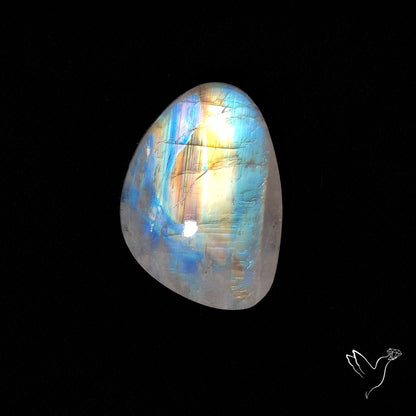 Rainbow Moonstone Cabochon