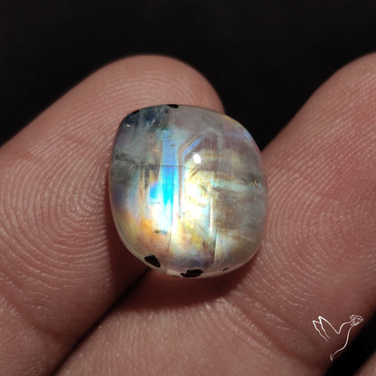 Rainbow Moonstone Cabochon
