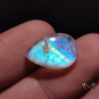 Rainbow Moonstone Cabochon