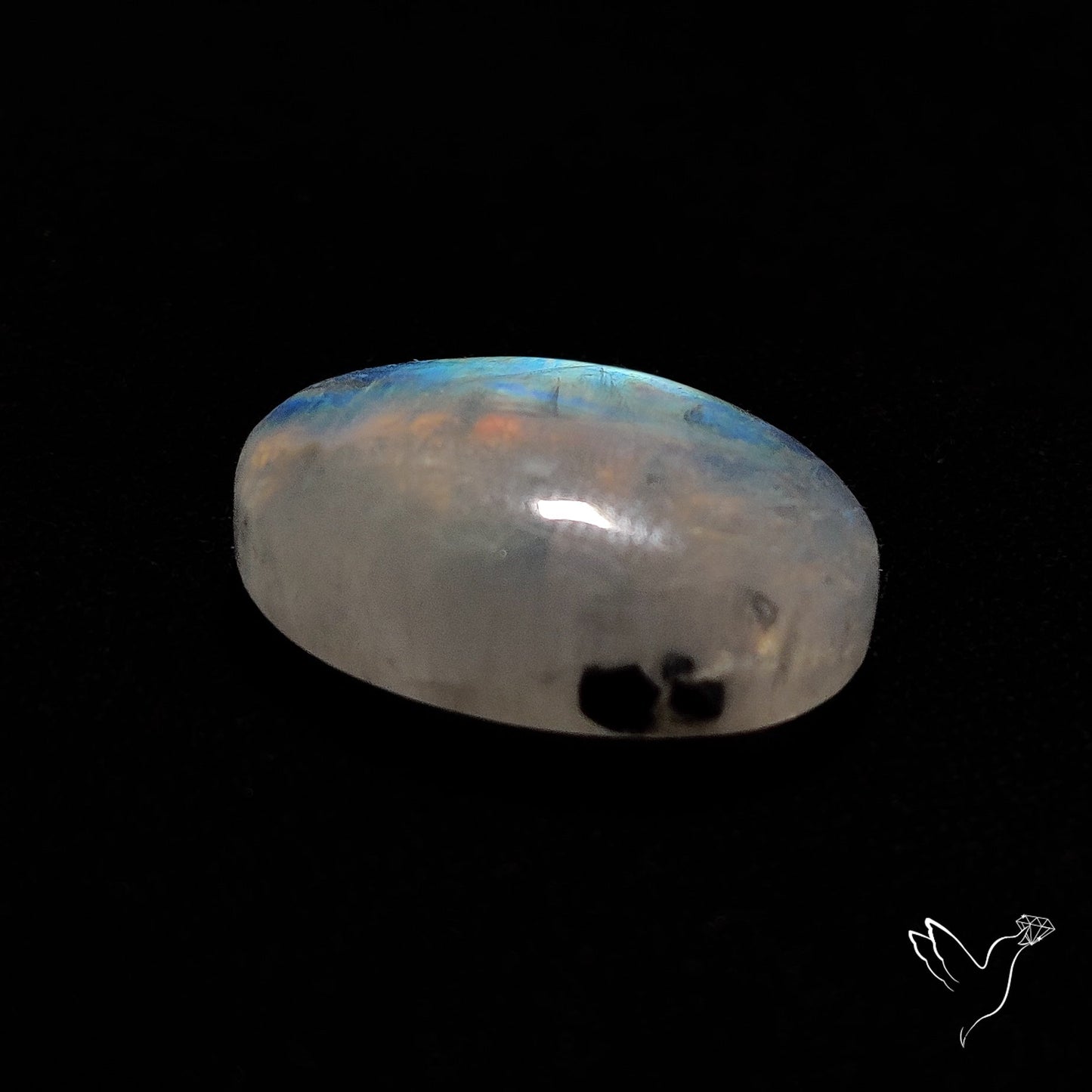 Rainbow Moonstone Cabochon