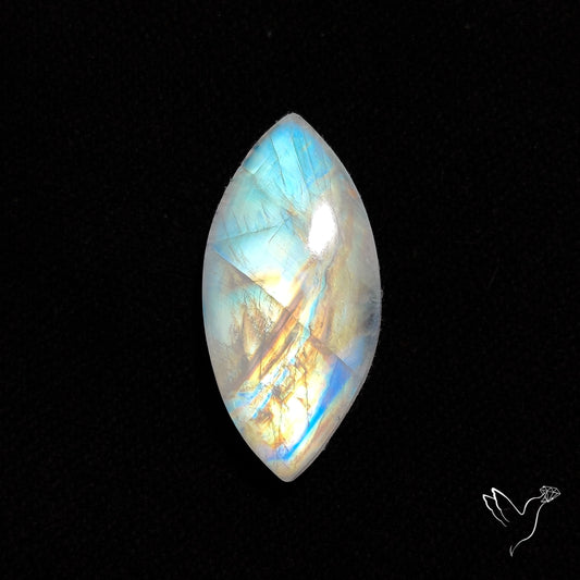 Rainbow Moonstone Cabochon