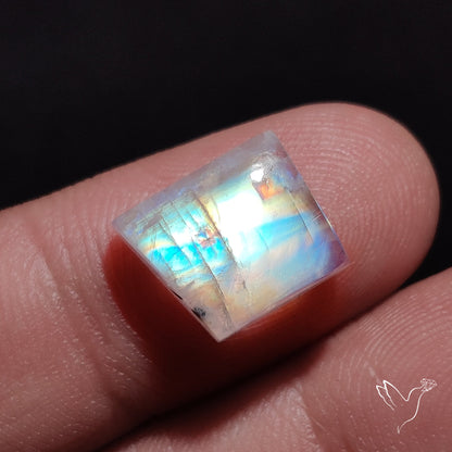 Rainbow Moonstone Cabochon
