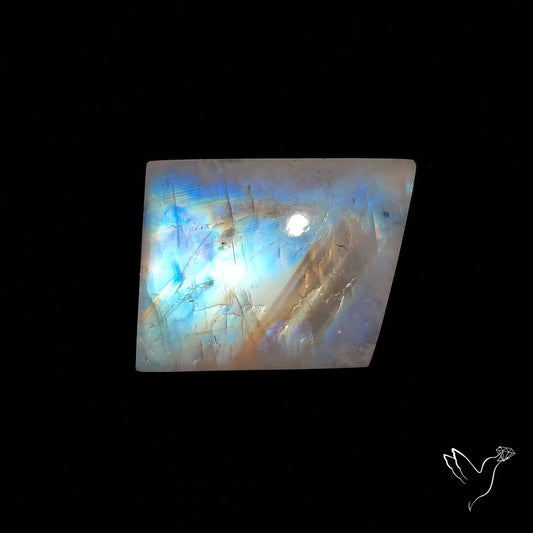 Rainbow Moonstone Cabochon