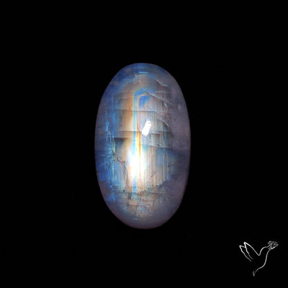 Rainbow Moonstone Cabochon