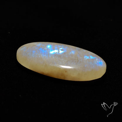 Belomorite Blue Moonstone Cabochon from Russia
