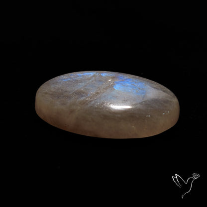 Belomorite Blue Moonstone Cabochon from Russia