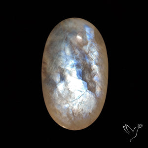 Belomorite Blue Moonstone Cabochon from Russia