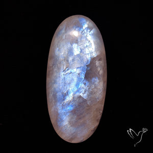 Belomorite Blue Moonstone Cabochon from Russia