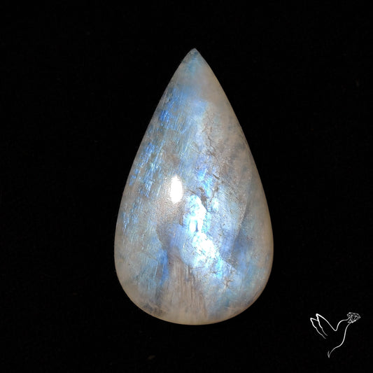 Belomorite Blue Moonstone Cabochon from Russia