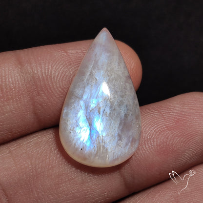 Belomorite Blue Moonstone Cabochon from Russia