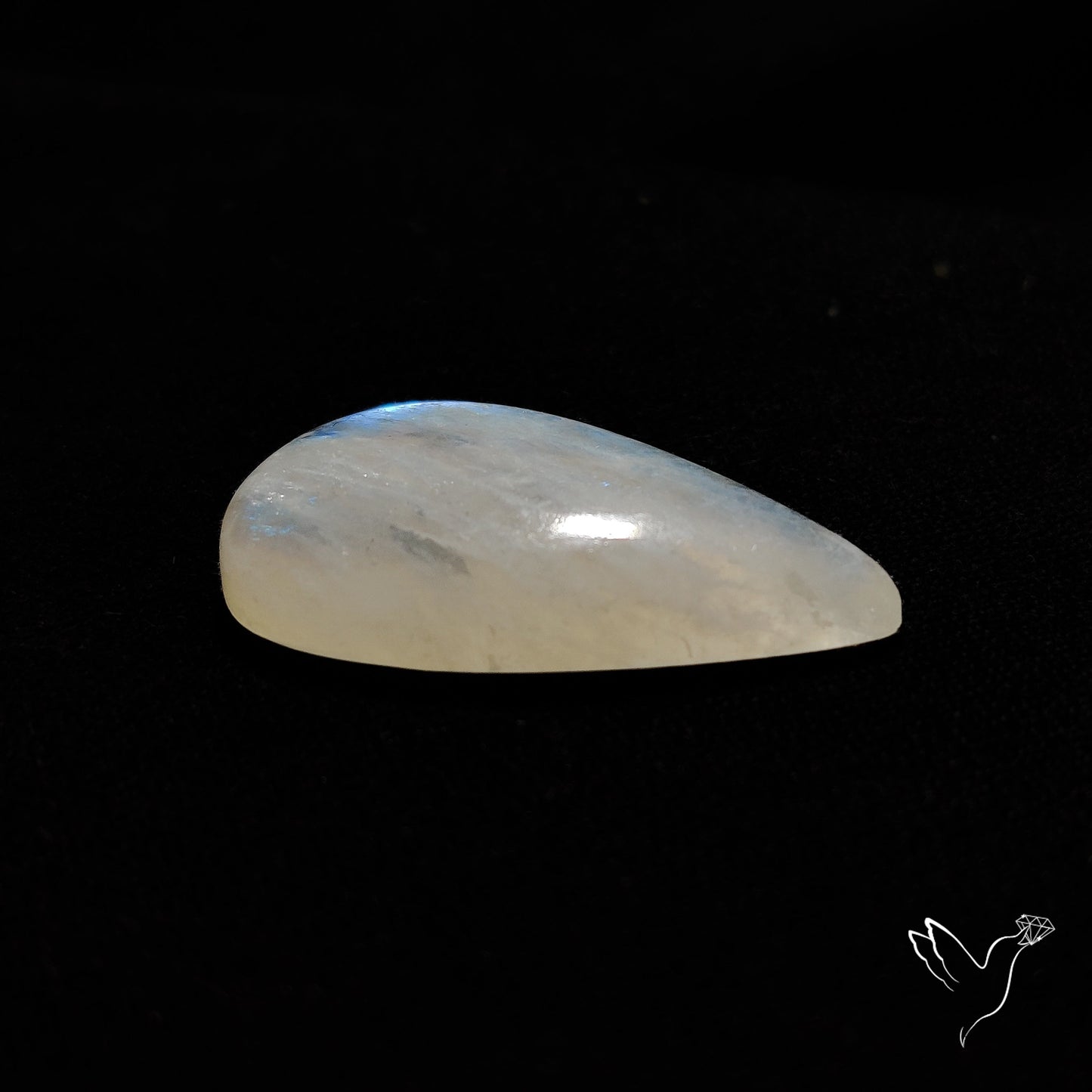 Belomorite Blue Moonstone Cabochon from Russia