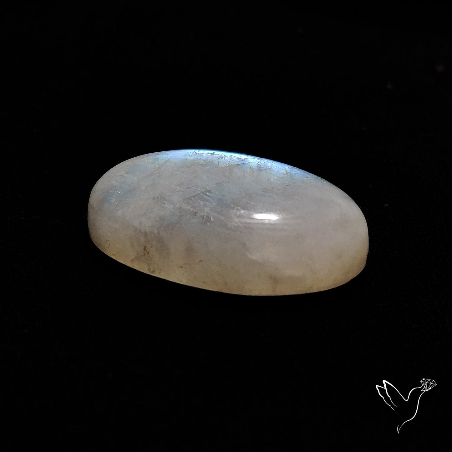 Belomorite Blue Moonstone Cabochon from Russia