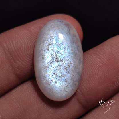 Belomorite Blue Moonstone Cabochon from Russia