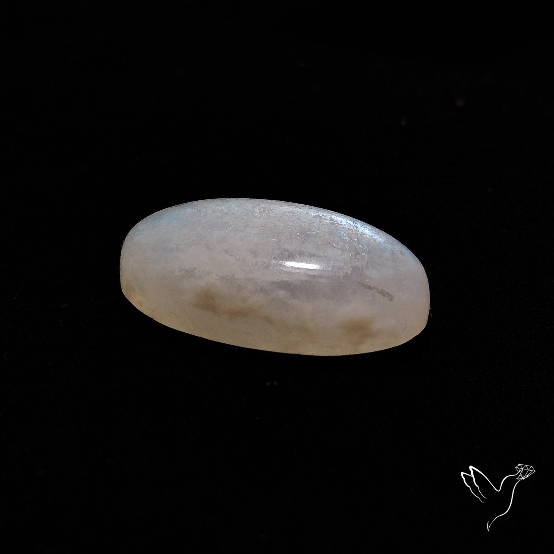 Belomorite Blue Moonstone Cabochon from Russia