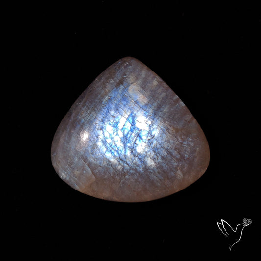 Belomorite Blue Moonstone Cabochon from Russia