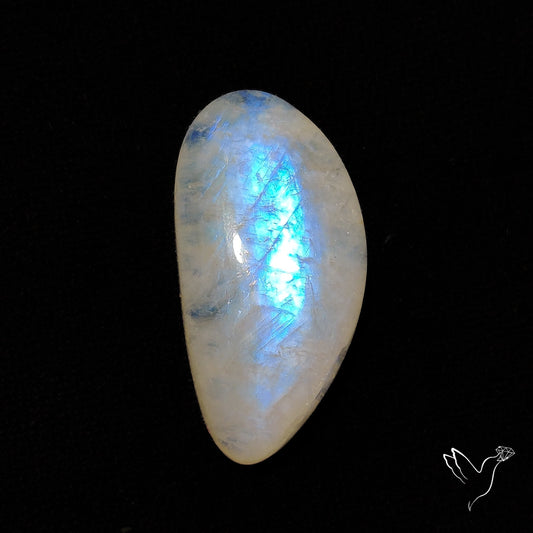 Belomorite Blue Moonstone Cabochon from Russia