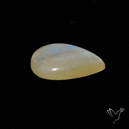 Belomorite Blue Moonstone Cabochon from Russia