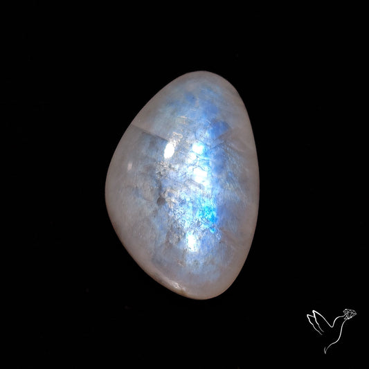 Belomorite Blue Moonstone Cabochon from Russia