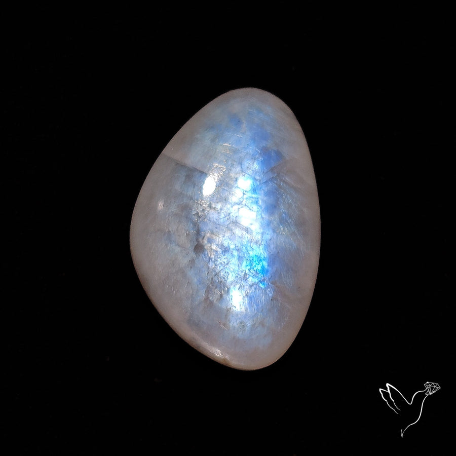 Belomorite Blue Moonstone Cabochon from Russia