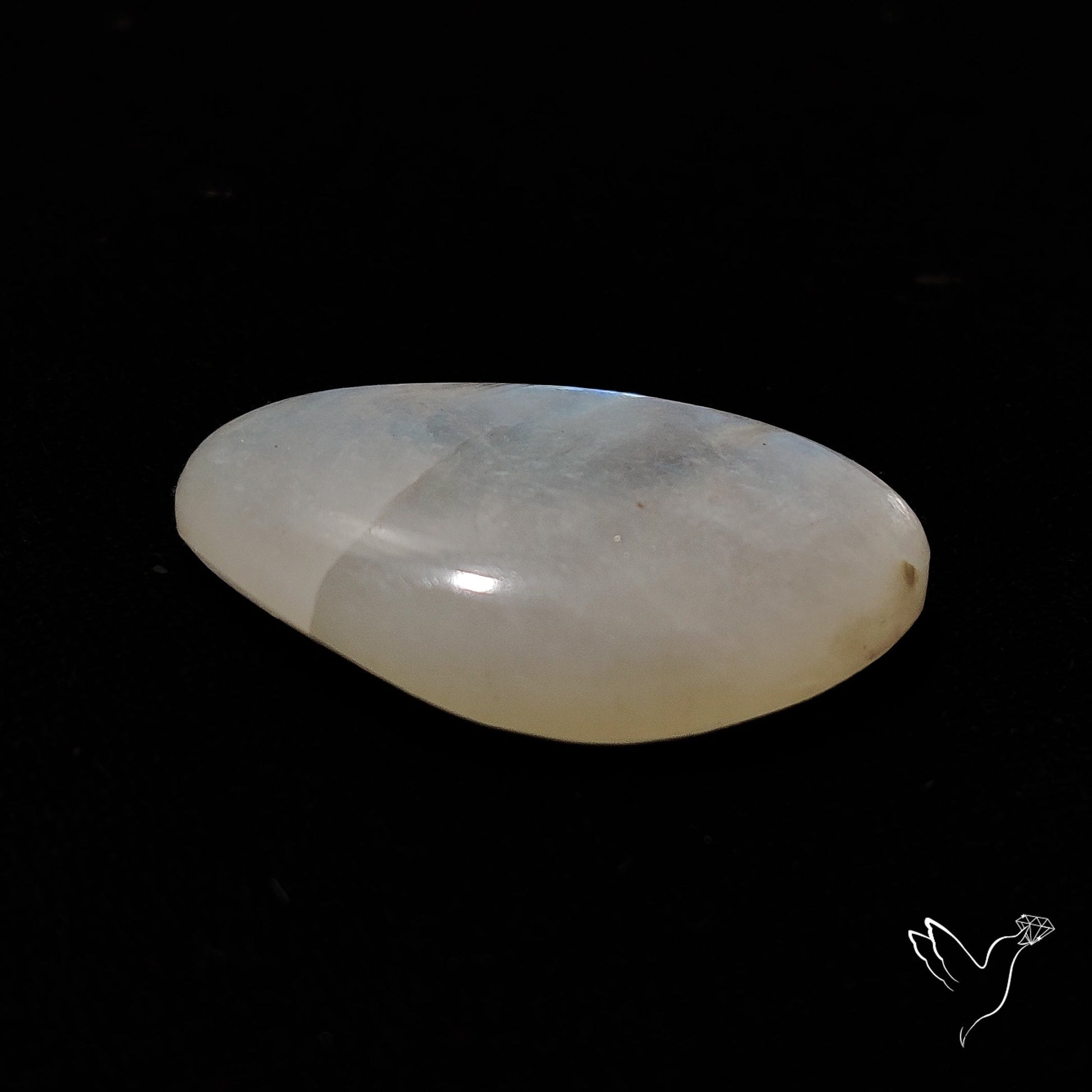 Belomorite Blue Moonstone Cabochon from Russia