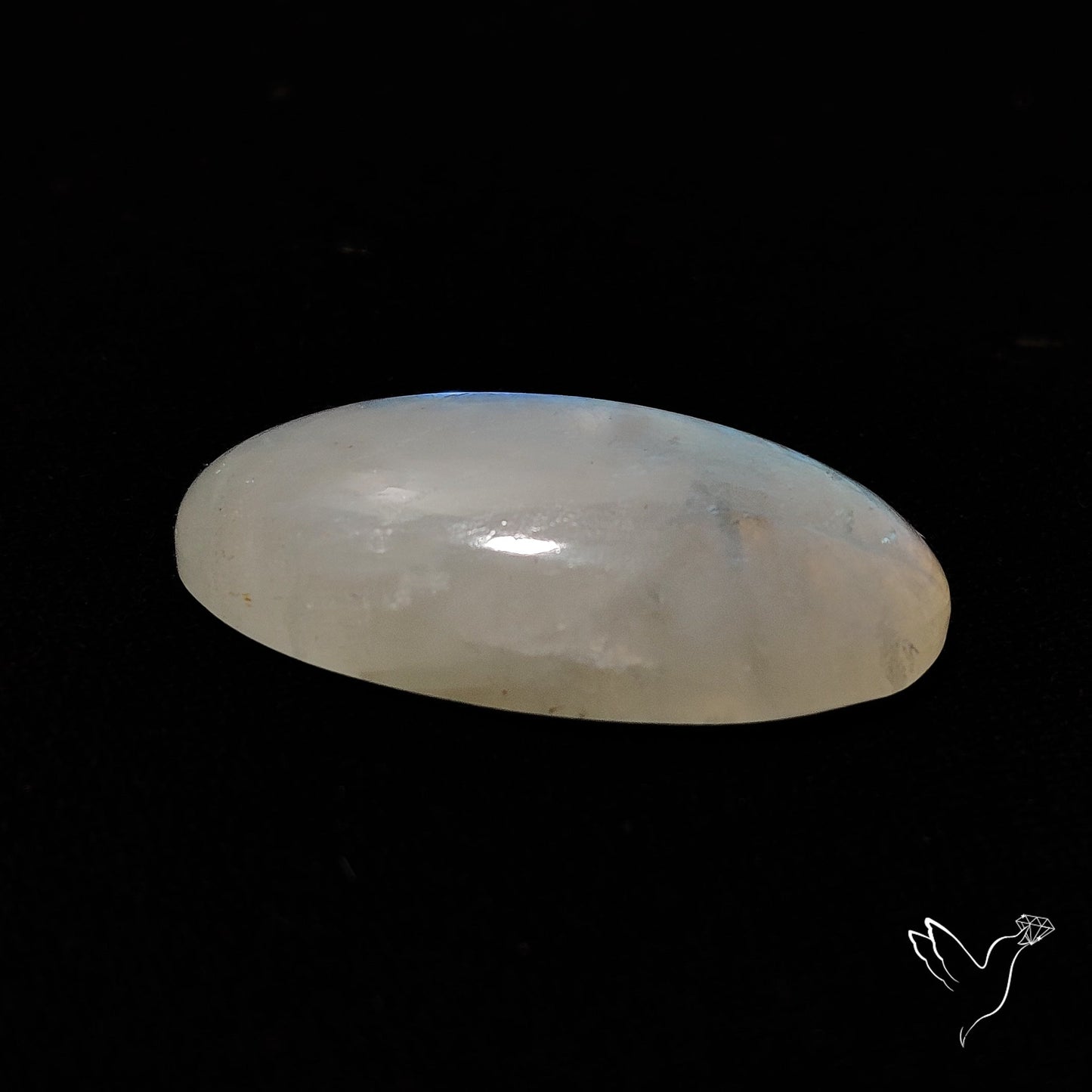 Belomorite Blue Moonstone Cabochon from Russia