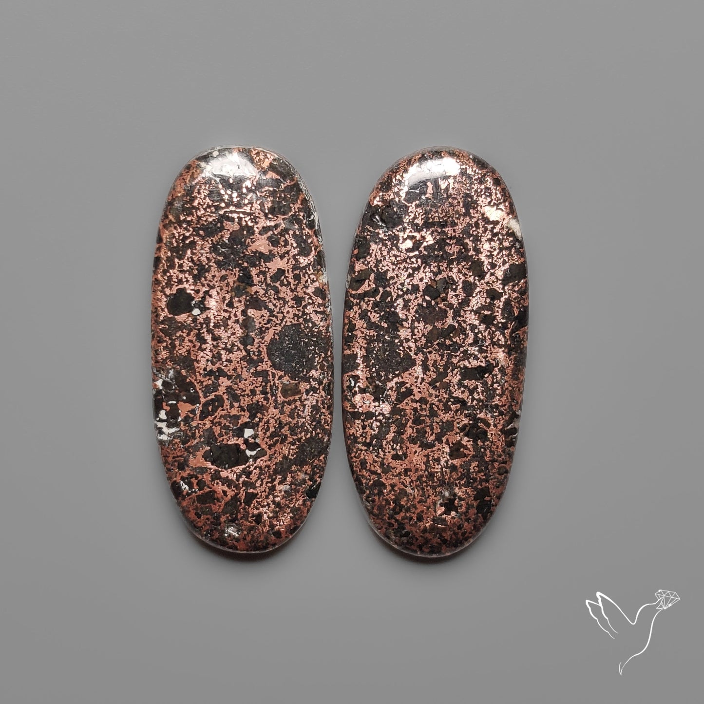 Rare Native Copper In Basalt Pair