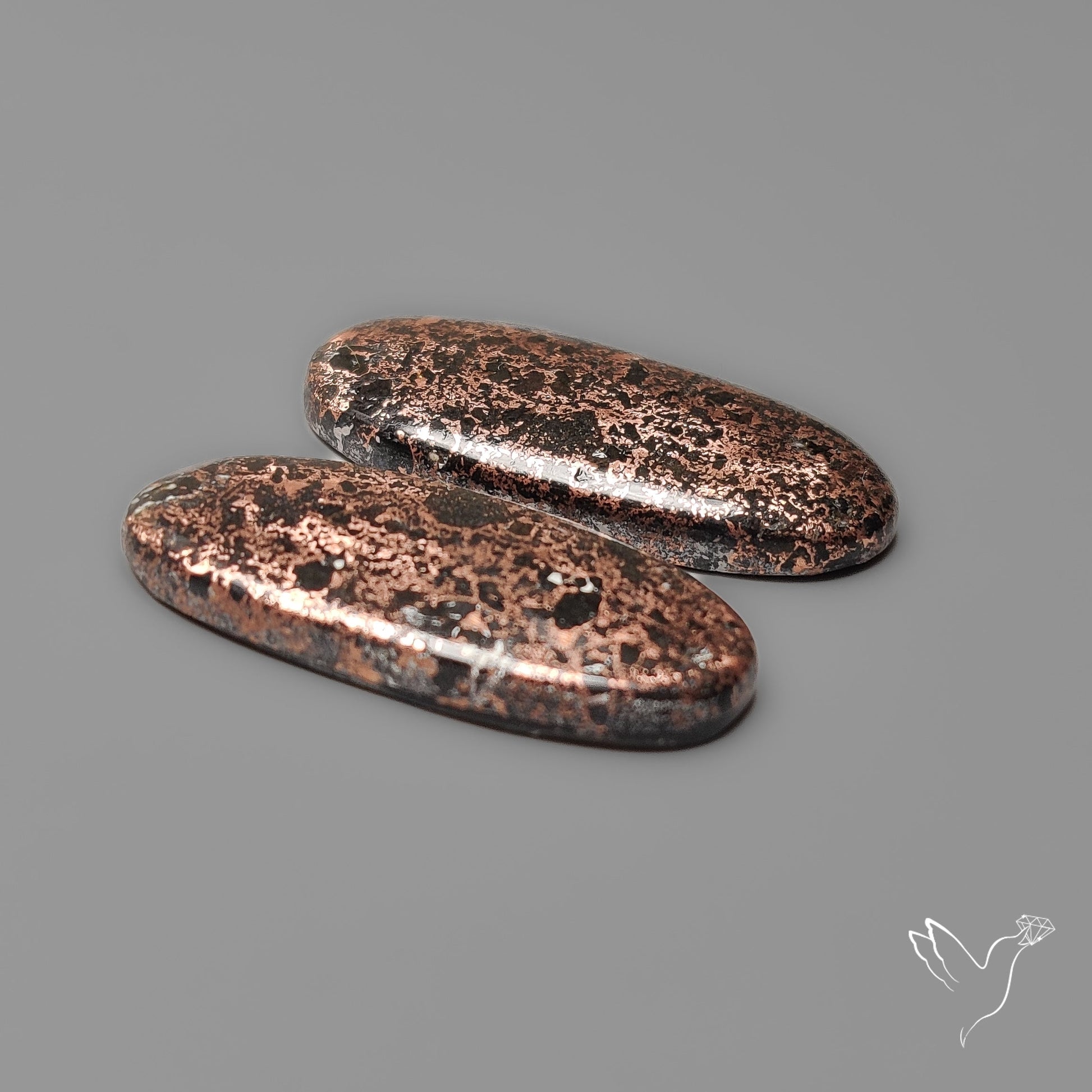 Rare Native Copper In Basalt Pair