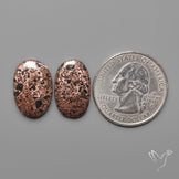 Rare Native Copper In Basalt Pair