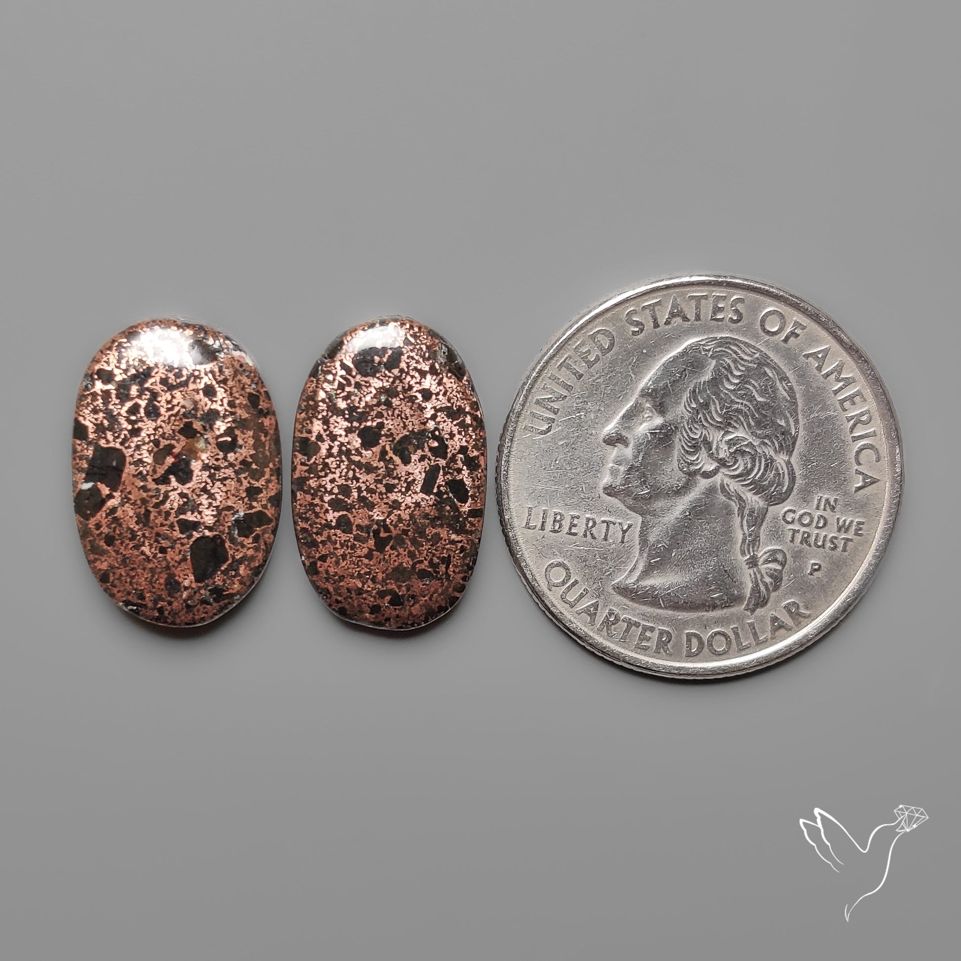 Rare Native Copper In Basalt Pair