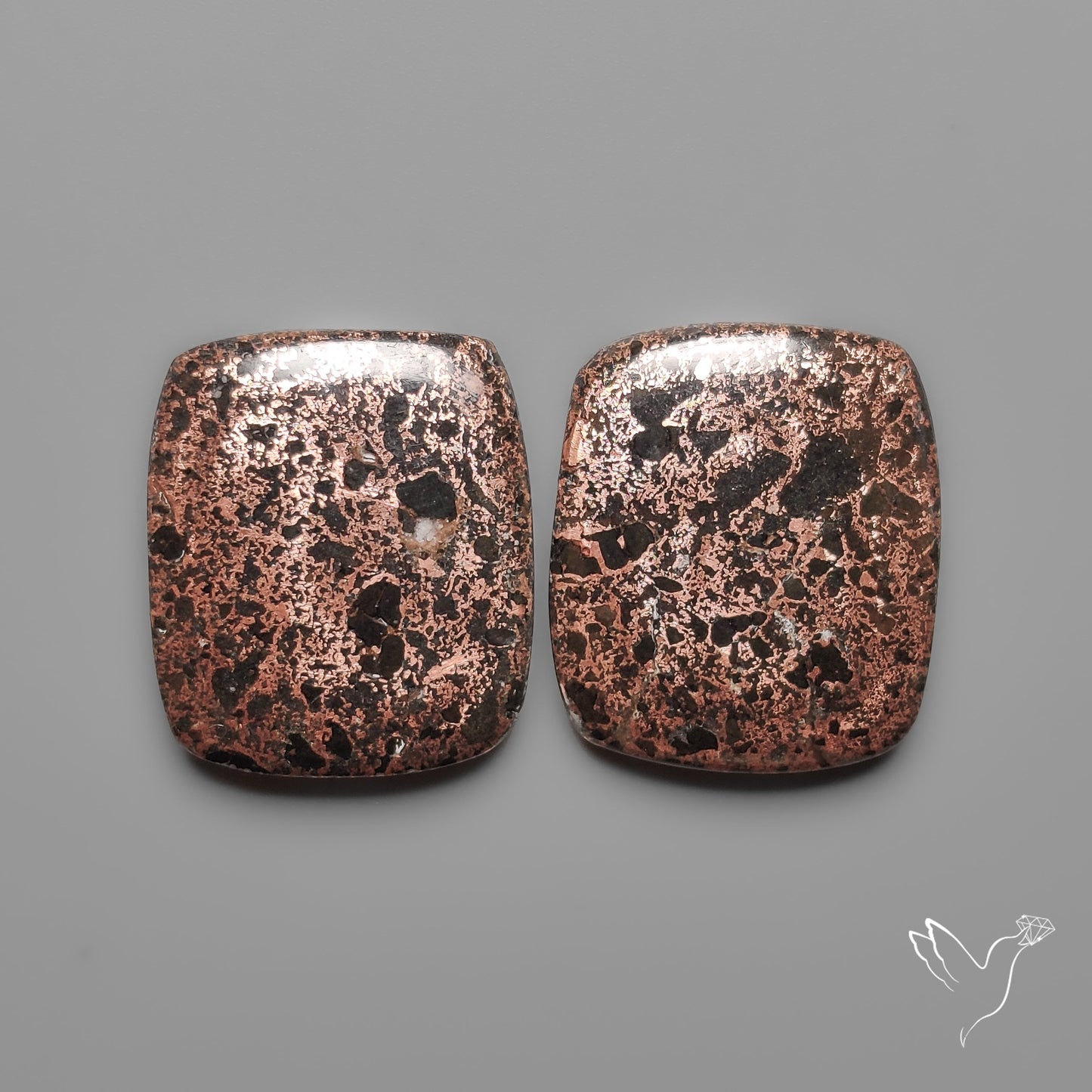 Rare Native Copper In Basalt Pair