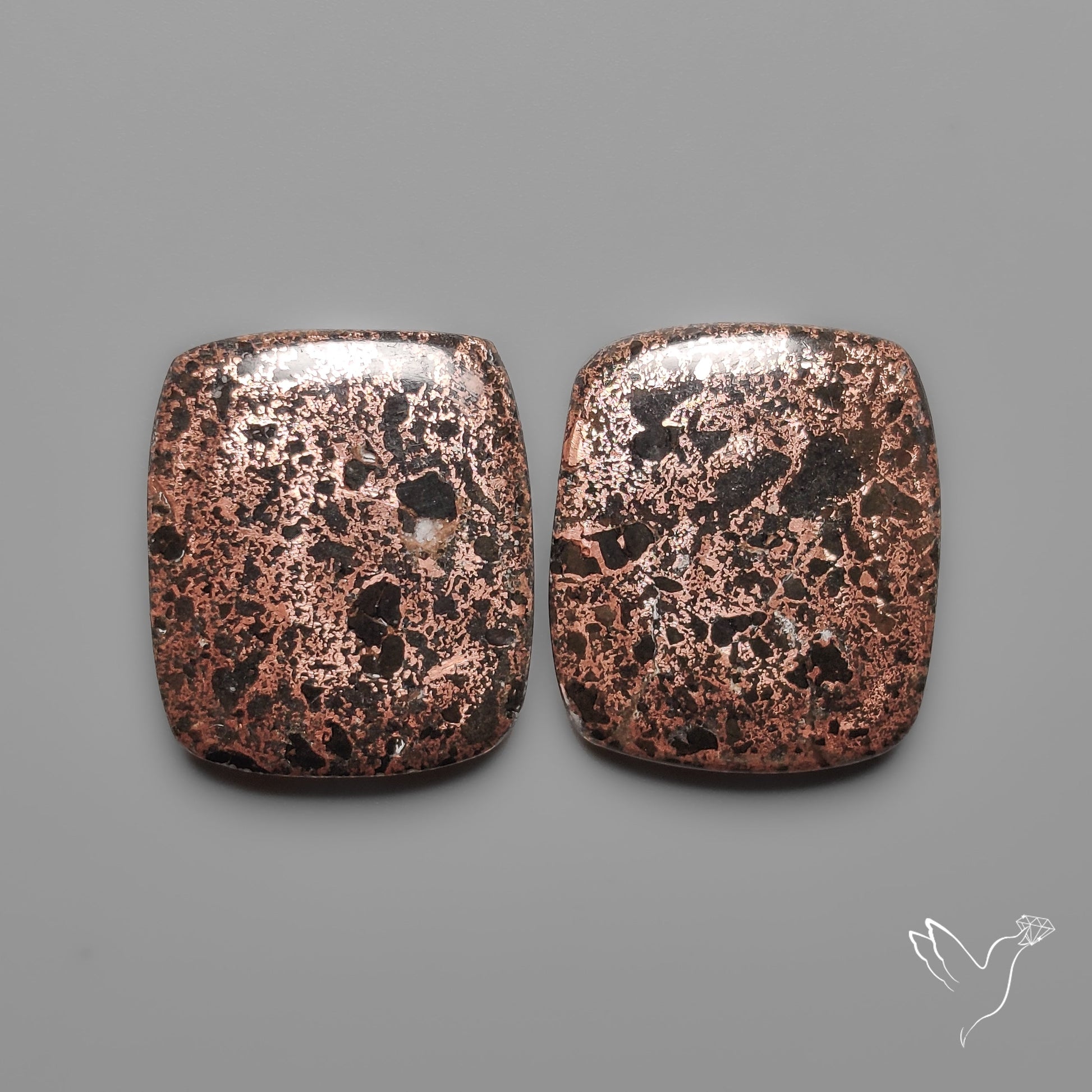 Rare Native Copper In Basalt Pair