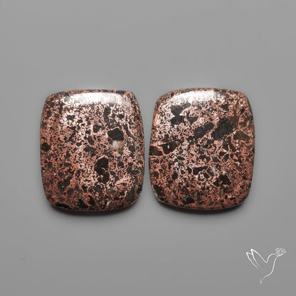 Rare Native Copper In Basalt Pair