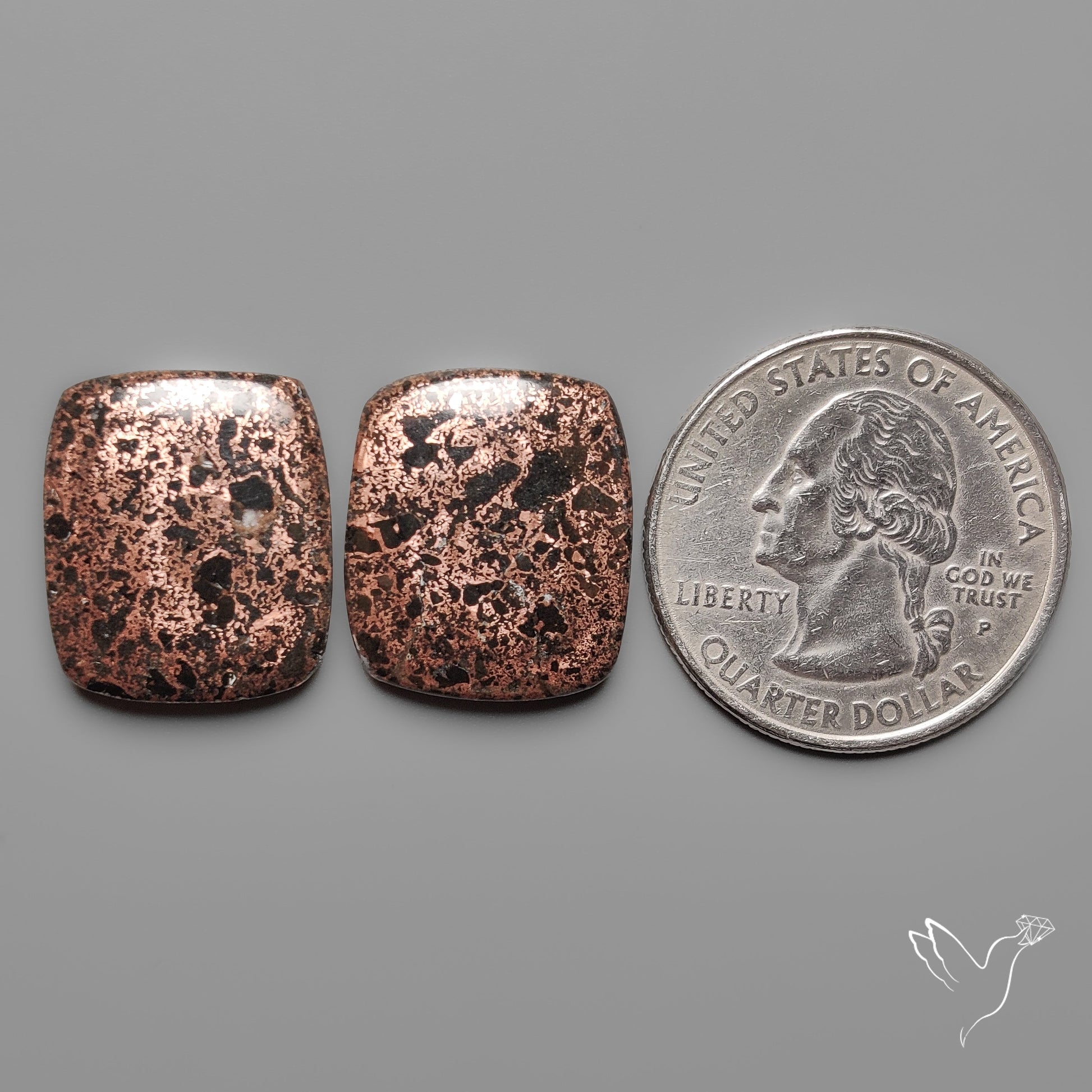 Rare Native Copper In Basalt Pair