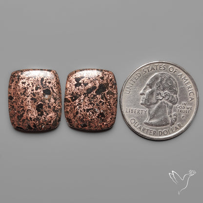 Rare Native Copper In Basalt Pair