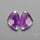 Trapiche Amethyst Pair