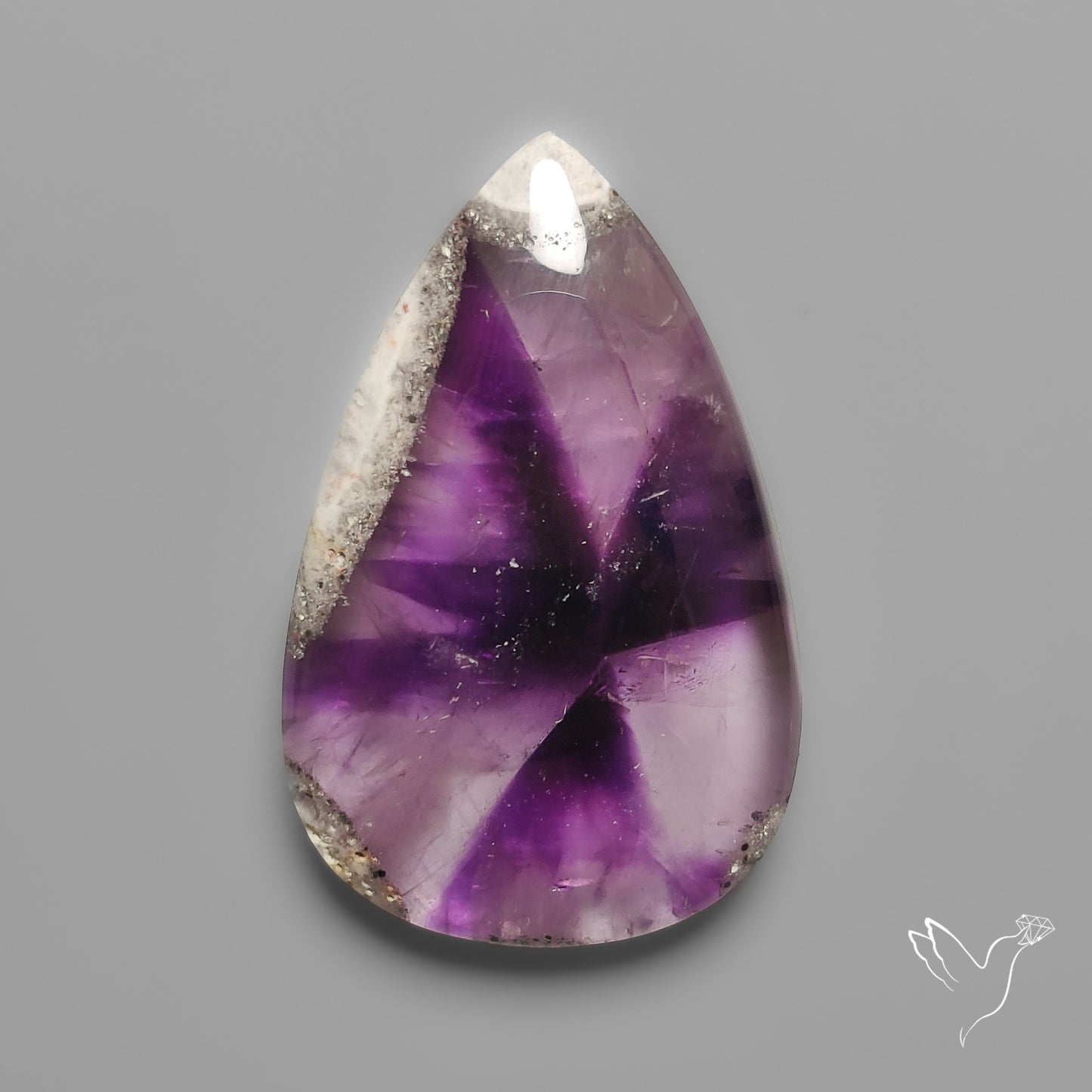 Trapiche Amethyst Cabochon